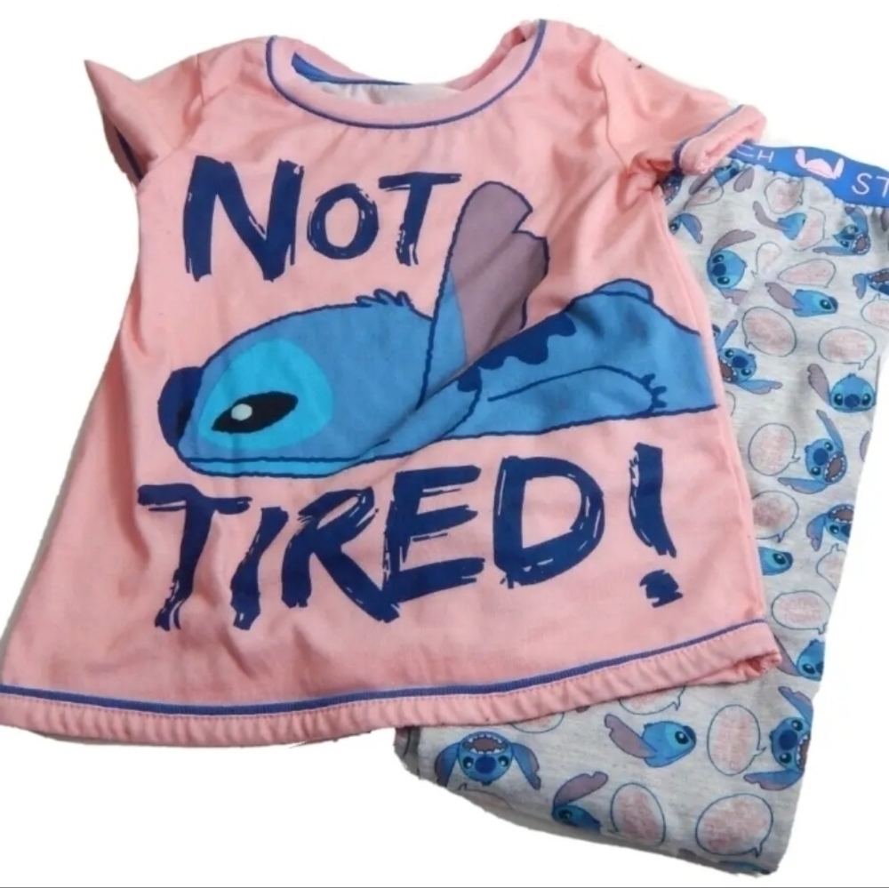 Disney Store Lilo and Stitch Not Tired Pajamas